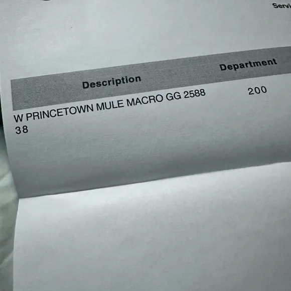 ❤️ NIB Gucci Princetown Mule – Macro GG Canvas, Size 38, With Box & Dust Bags - Picture 5 of 11